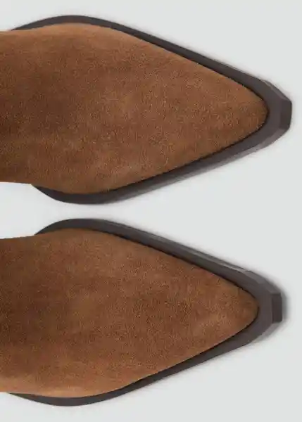 Botines Dallas Tabaco Talla 38 Mujer Mango
