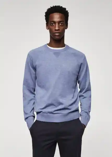 Saco Jersey Ten Índigo Talla S Hombre Mango