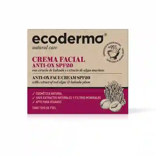 Ecoderma Crema Facial Anti-ox Spf20