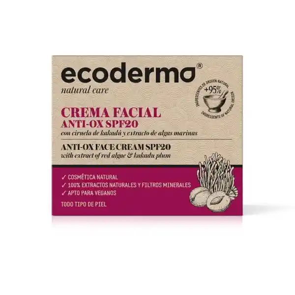 Ecoderma Crema Facial Anti-ox Spf20