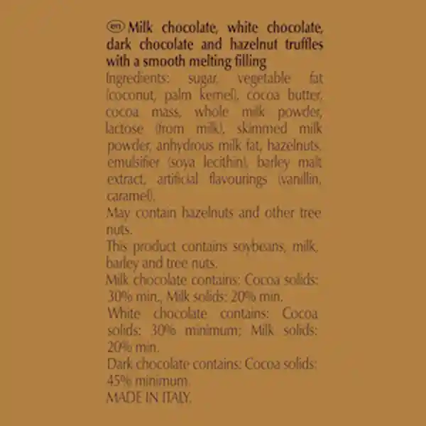 Lindor Bombón de Chocolate Sabores Surtidos Caja