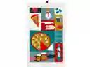 Paño de Cocina Velour Figuras Multicolor Casaideas
