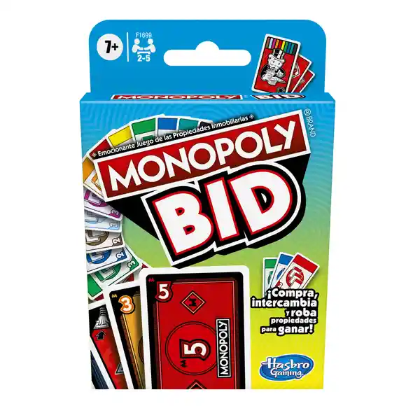 Monopoly Juego de Mesa Bid