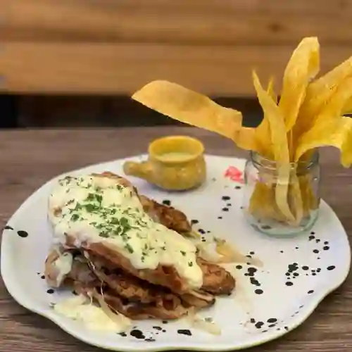 Empare-waffle Pollo Koreano