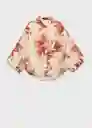 Camisa Palm Off White Talla L Mujer Mango