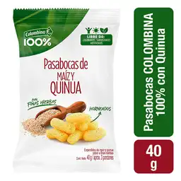 Colombina 100% Pasabocas de Maíz y Quinua con Finas Hierbas