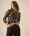 Saco Tejido Negro Noche Ultraoscuro Talla L 663G200 Esprit