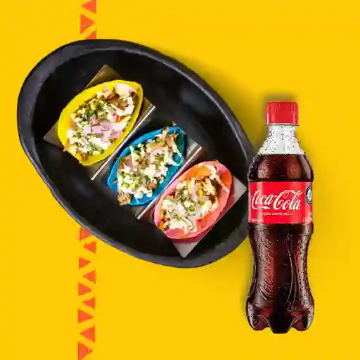 Combo tacos + coca cola original 400 ml