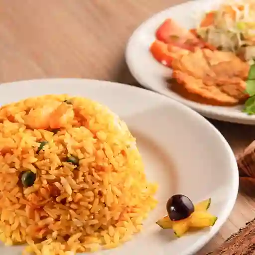 Arroz con Camarones
