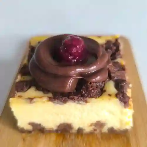 Cheese-brownie con Frutillas