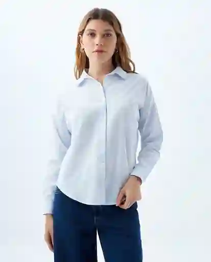 Camisa Mujer Azul Talla S 610F001_AZU144210 Chevignon
