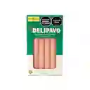 Salchicha de Pavo Con Grasa Vegetal Delipavo