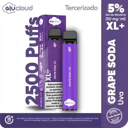 Glucloud Vape Grape Soda XL / 2500 Puff