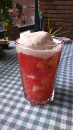 Salpicon con Helado