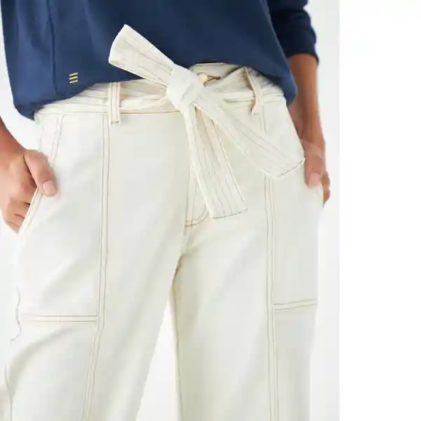 Pantalón Blaco Talla 14 114001 631F002 Esprit