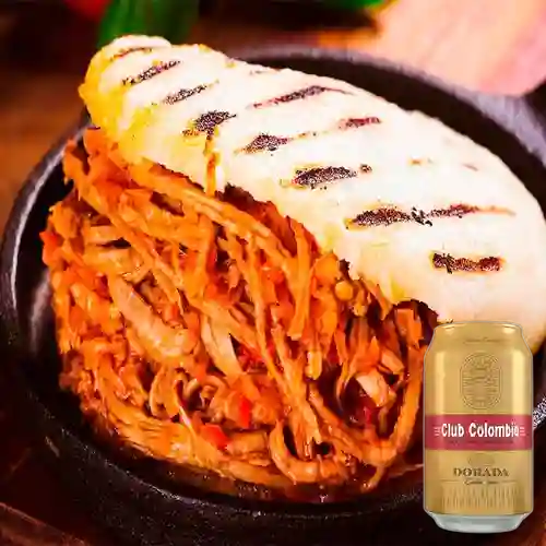 Combo Arepa Remontada + Club col. Dorada Lta 330ml