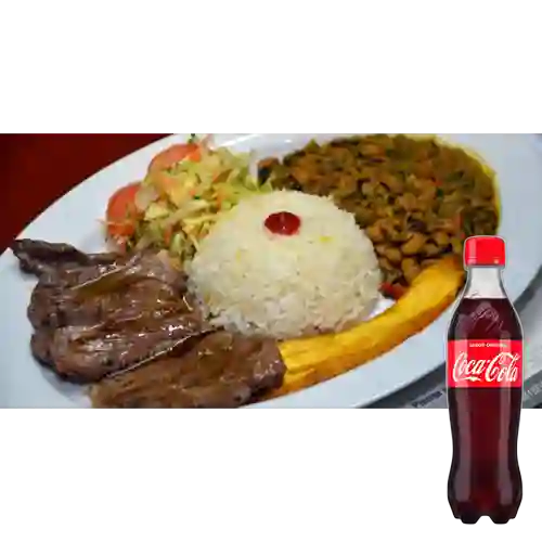 Combo Corriente de Carne Asada +Cocacola Orig 400ml
