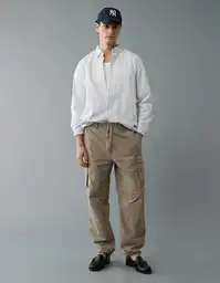 Pantalón Hombre Beige Talla: LARGE 5057219 American Eagle