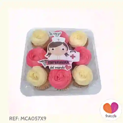 Minicupcakes X9 Ref Mcb057x9 Enfermera