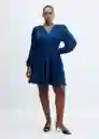 Vestido Rama Tinta Talla M Mujer Mango