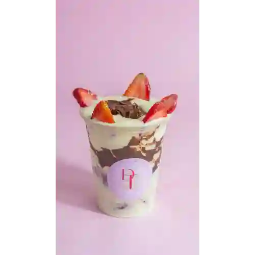 Fresa con Crema y Nutella