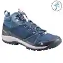 Quechua Botas Impermeables de Senderismo Mujer Azul Talla 40