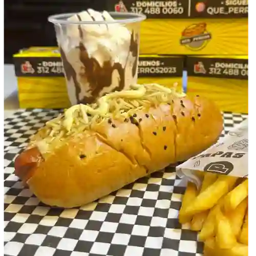 Combo callejero + papas + malteada