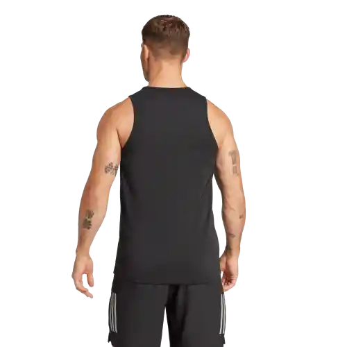 Adidas Camiseta Manga Sisa Entrenamiento Hombre Negro Talla M