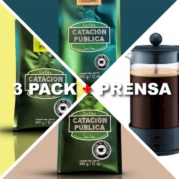 Café Three Pack + Prensa