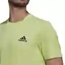 Adidas Camiseta D4M Tee Para Hombre Amarillo Talla L Ref: HF7218