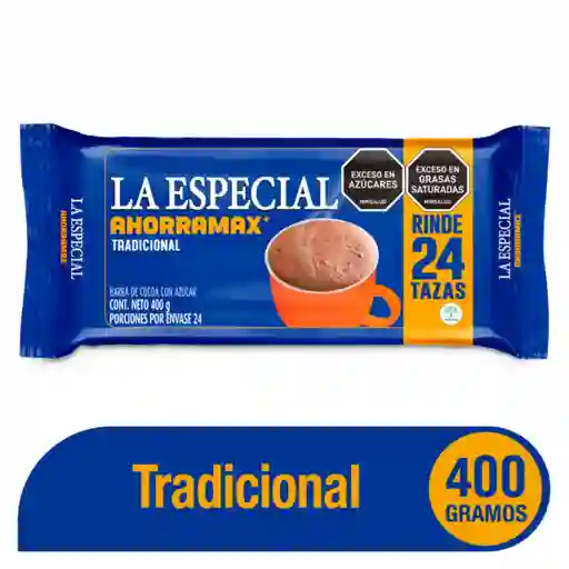 Chocolate la Especial Cocoa x 400 g x 16 Pastilla x 60 Barras