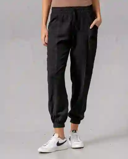 Pantalón Mujer Negro Talla 8 37672 Rifle