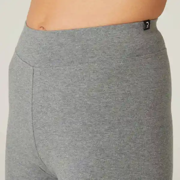 Domyos Licra Deportiva Regular Mujer Gris Talla M