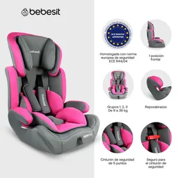 Bebesit Silla de Auto Suzuka Luxe Pink