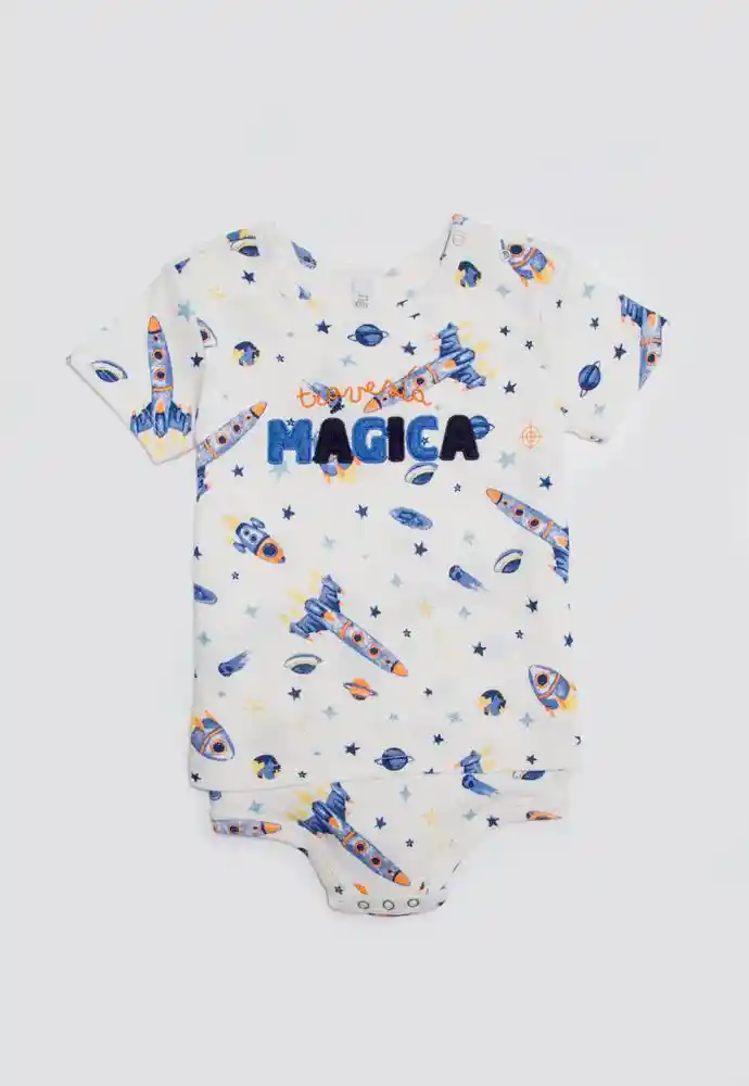 Body Manga Corta 6/9 Meses-estamp 1