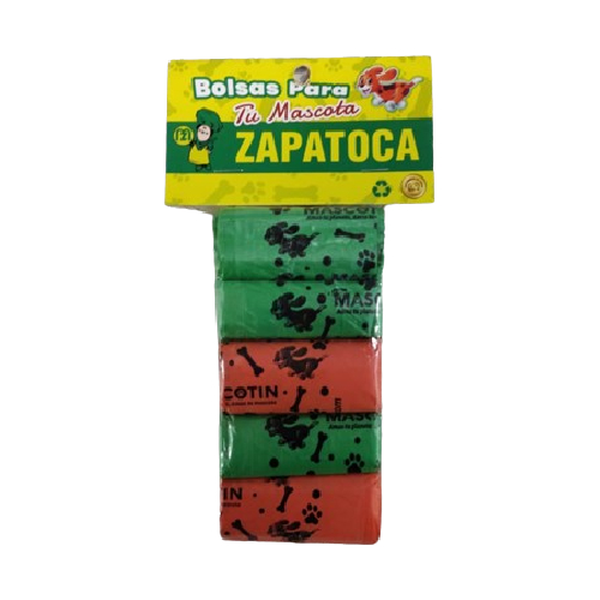 Zapatoca Bolsa Para Mascota 5 x 15 und