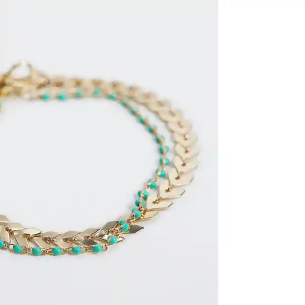 Pulsera Cadaques Oro Teen Niñas Mango