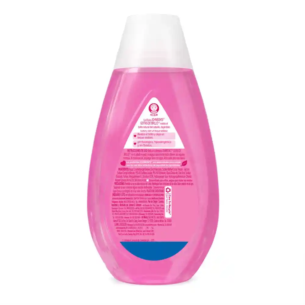 Shampoo Bebé JOHNSON'S Gotas De Brillo 750 ML