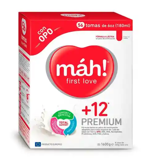 Mah Formula Infantil ! +12 Meses Contenido 1600Gr