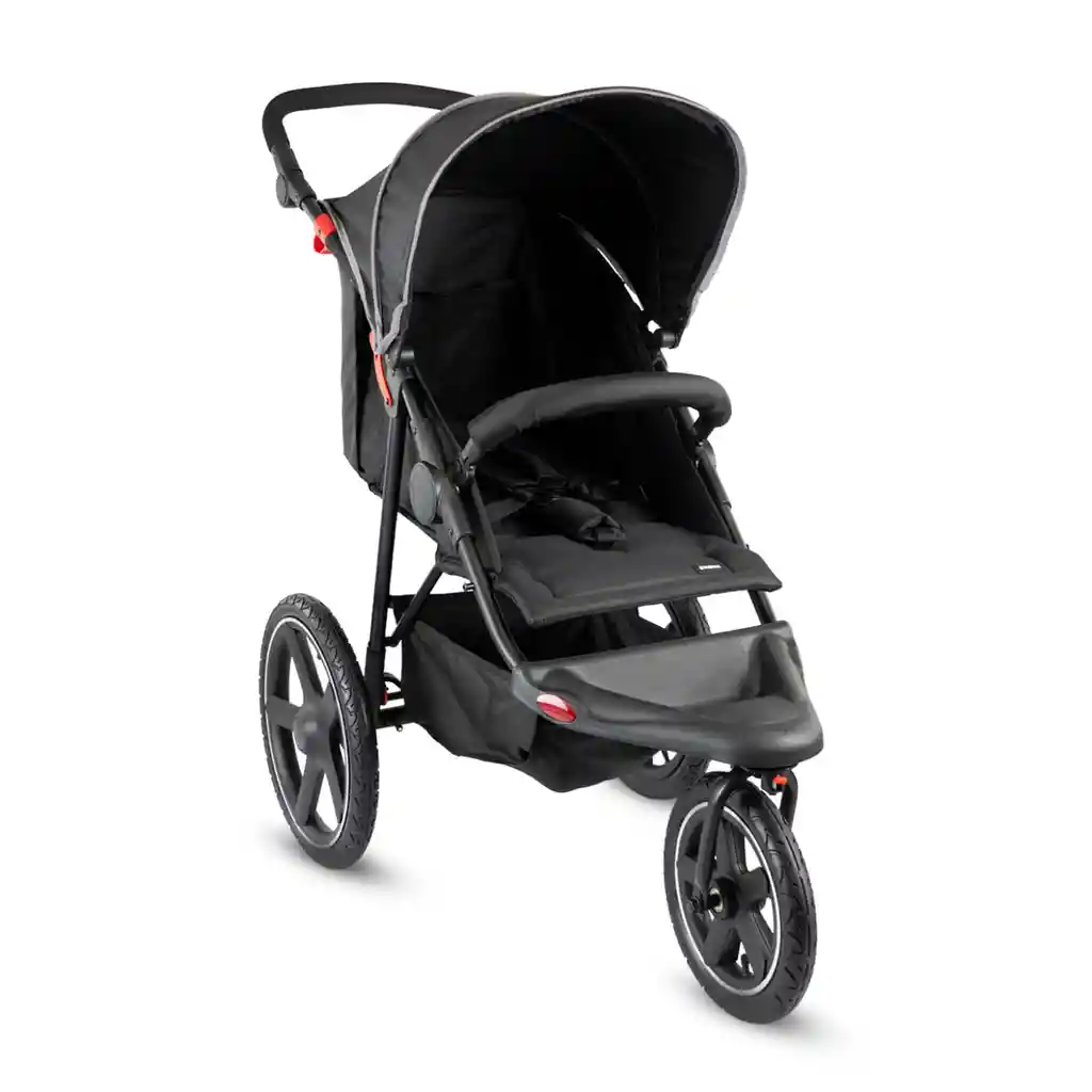 Coche Para Bebé Tipo Jogger Marathon Negro Premium