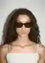 Gafas de Sol Ibiza Negro Talla 99 Mujer Mango