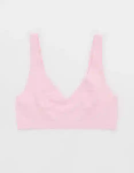 Bralette Aerie Rosa Talla LARGE 3785643 American Eagle