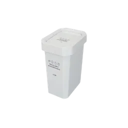 Estra Papelera Vaiven Blanca-Reciclable Aprovechable 10 L