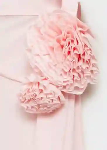 Blusa Alice Rosa Pastel Talla L Mujer Mango