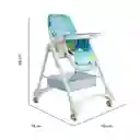 Silla Comedor Aquarella Azul Bebesit Yy31xbl