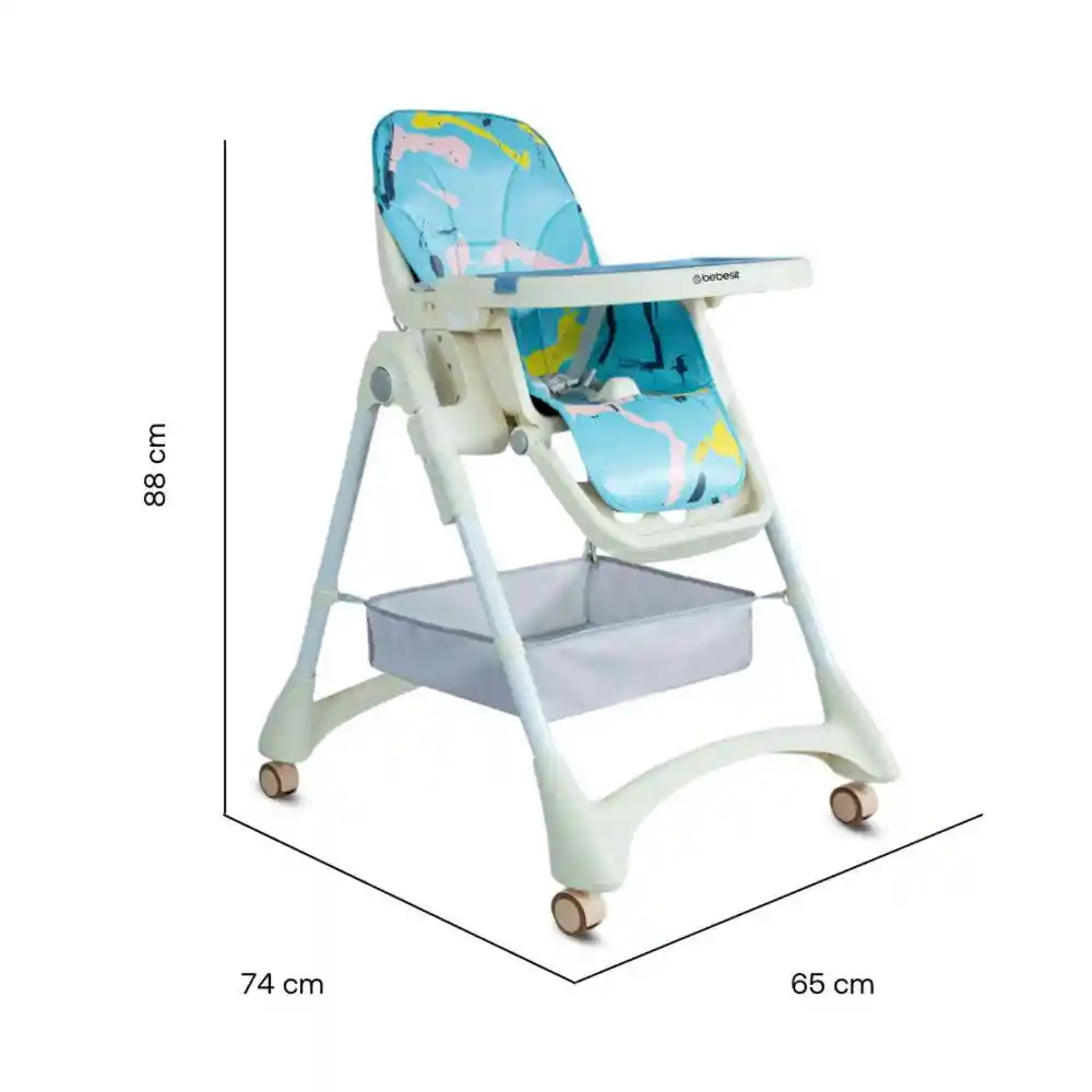Silla Comedor Aquarella Azul Bebesit Yy31xbl