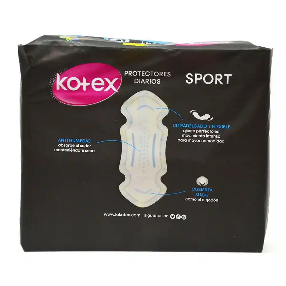 Kotex Protectores Diarios Sport