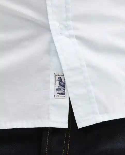 Camisa Carbon Manga Larga Azul Talla XL Chevignon