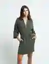 Vestido Juo Mujer Verde Ciénaga Ultraoscuro T. S 579E302 Naf Naf