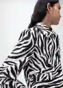 Chaqueta Mati Negro Talla M Mujer Mango